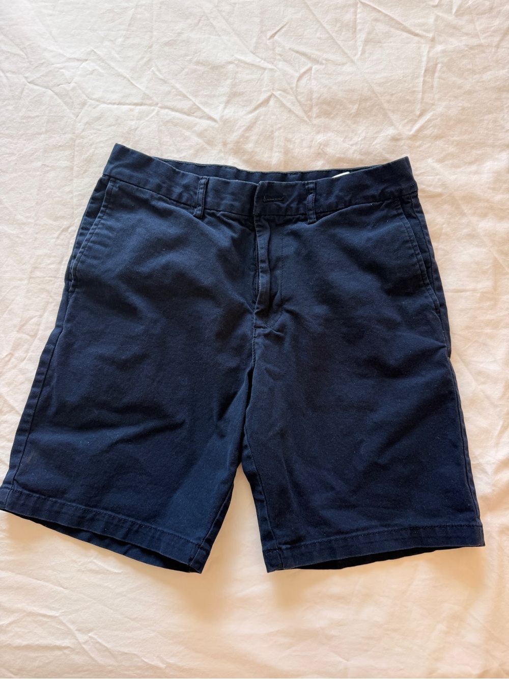 Old Navy Men's Navy Flat-Front Chino Shorts